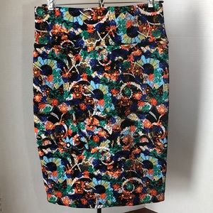 LuLaRoe Cassie Quilted Pencil Skirt size S
